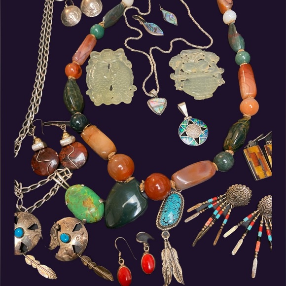 Coming Soon… opal, jade turquoise, many inlaid and designer pieces - Picture 5 of 5